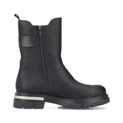 Rieker Ankle Boots & Boots-Women'S Biker Boots Jet Black