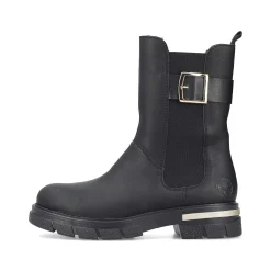 Rieker Ankle Boots & Boots-Women'S Biker Boots Jet Black
