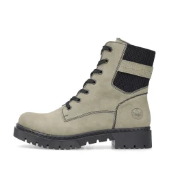 Rieker Ankle Boots & Boots-Women'S Biker Boots Gray Green