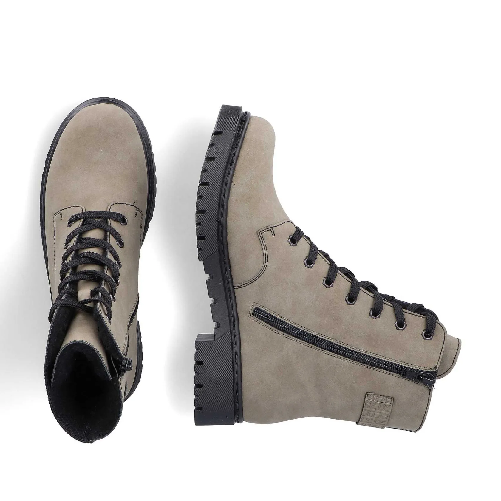 Rieker Ankle Boots & Boots-Women'S Biker Boots Gray Green