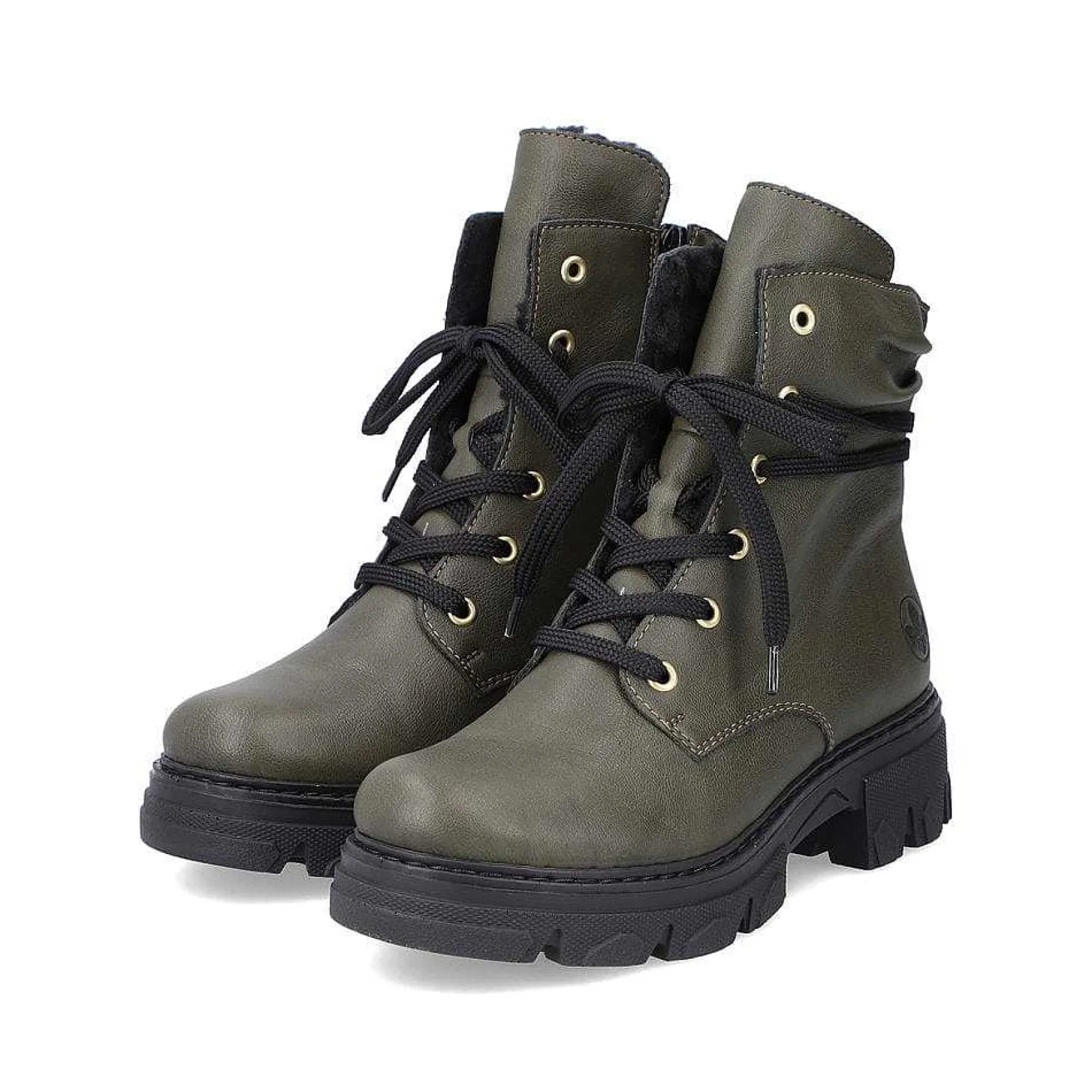 Rieker Ankle Boots & Boots-Women'S Biker Boots Khaki Green