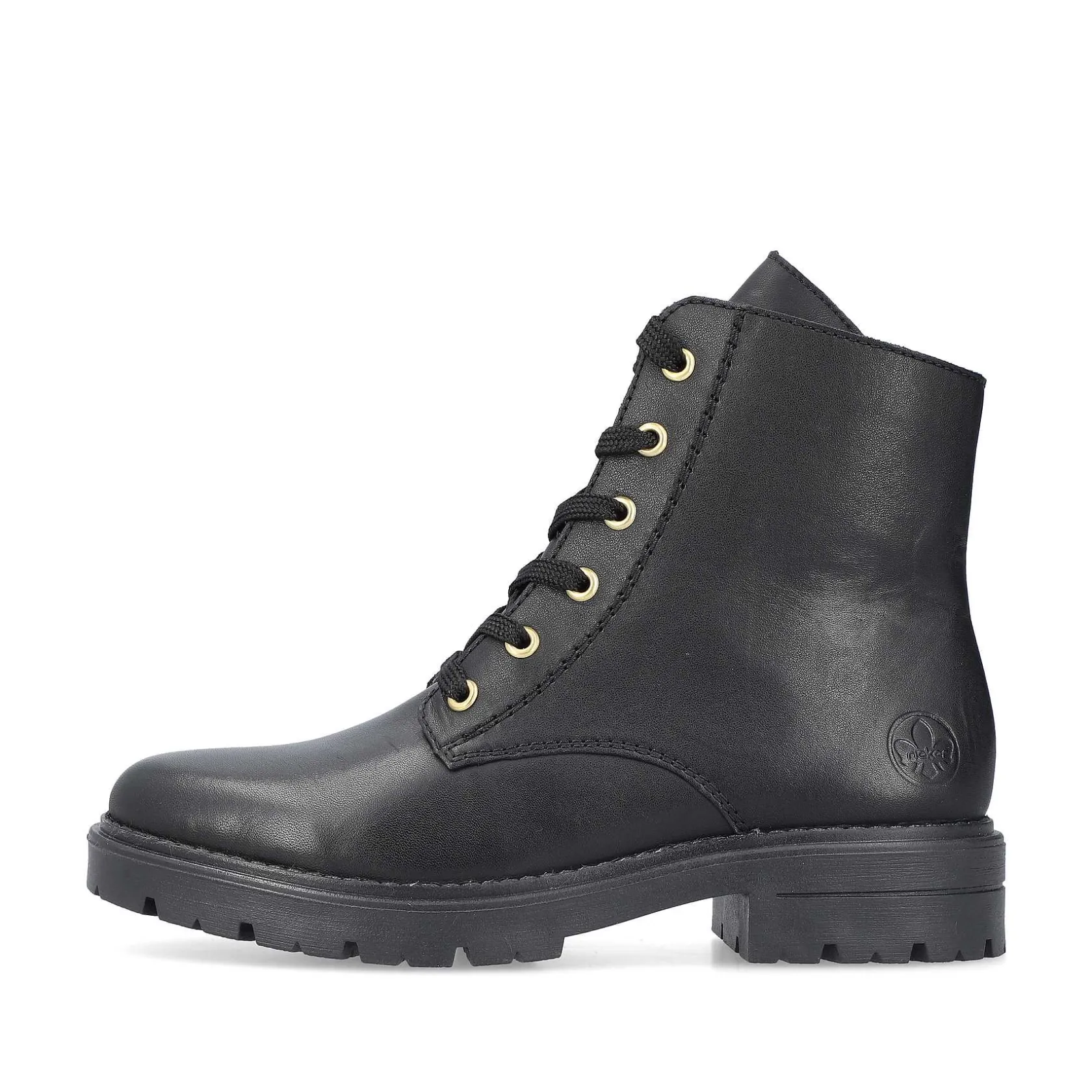 Rieker Ankle Boots & Boots-Women'S Biker Boots Glossy Black