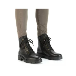 Rieker Ankle Boots & Boots-Women'S Biker Boots Glossy Black