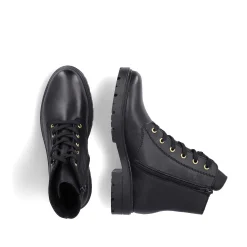 Rieker Ankle Boots & Boots-Women'S Biker Boots Glossy Black