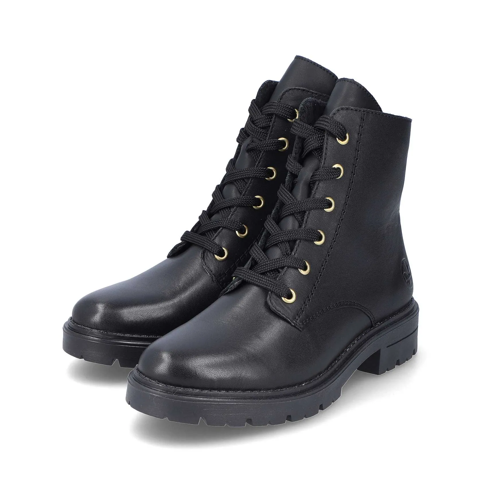 Rieker Ankle Boots & Boots-Women'S Biker Boots Glossy Black