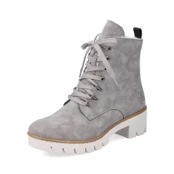 Rieker Ankle Boots & Boots-Women'S Biker Boots Silver Gray