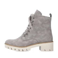 Rieker Ankle Boots & Boots-Women'S Biker Boots Silver Gray