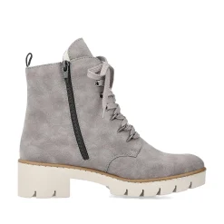 Rieker Ankle Boots & Boots-Women'S Biker Boots Silver Gray