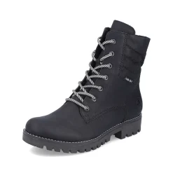 Rieker Ankle Boots & Boots-Women'S Biker Boots Asphalt Black