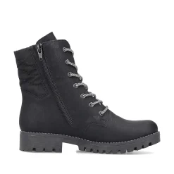 Rieker Ankle Boots & Boots-Women'S Biker Boots Asphalt Black