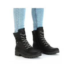 Rieker Ankle Boots & Boots-Women'S Biker Boots Asphalt Black