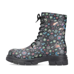 Rieker Ankle Boots & Boots-Women'S Biker Boots Multi-Black