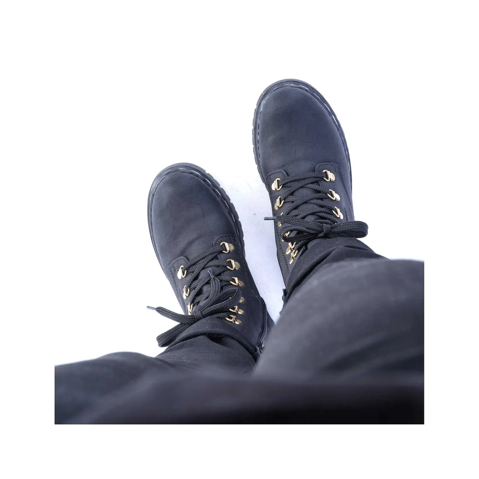 Rieker Ankle Boots & Boots-Women'S Biker Boots Jet Black