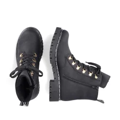 Rieker Ankle Boots & Boots-Women'S Biker Boots Jet Black