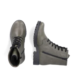 Rieker Ankle Boots & Boots-Women'S Biker Boots Gray Green