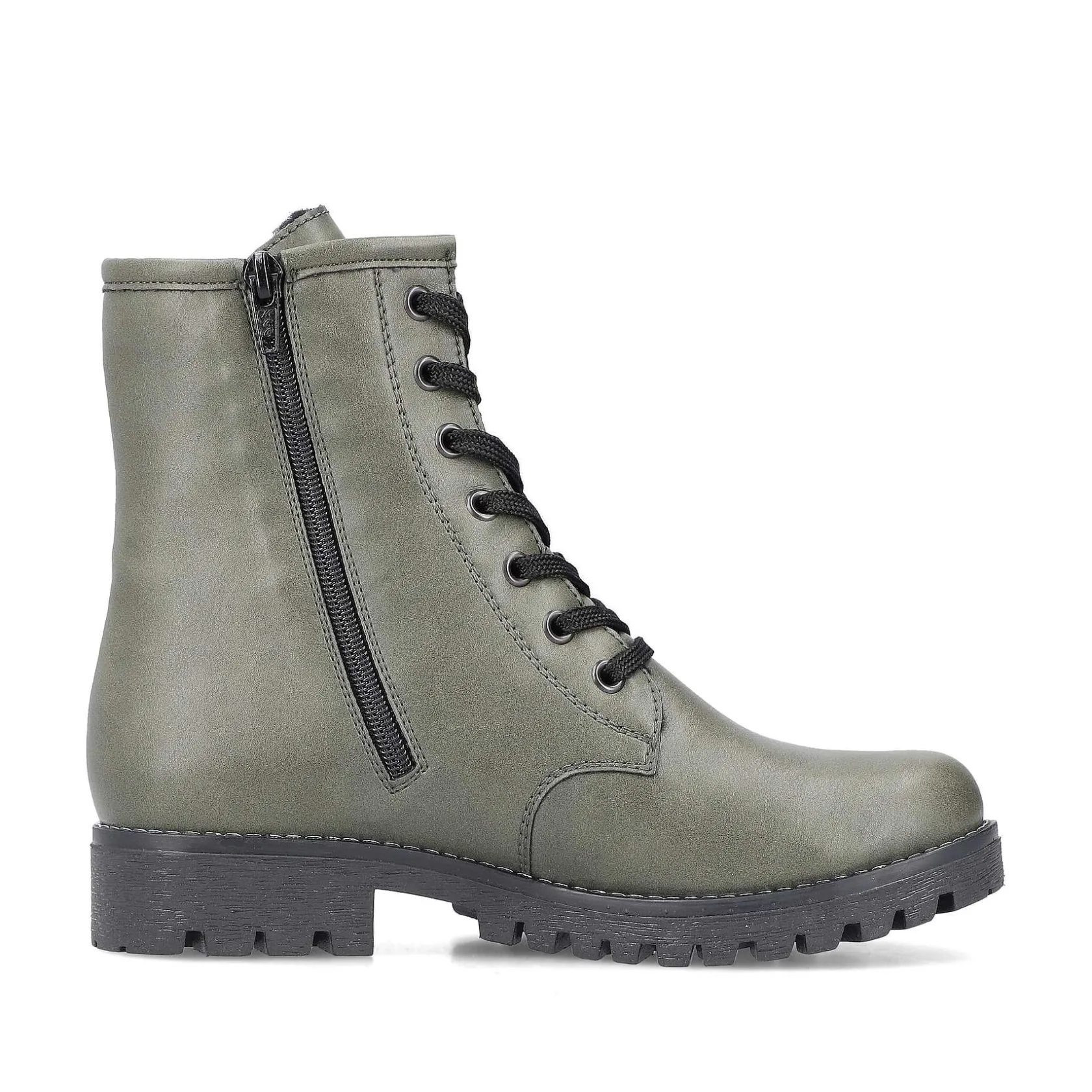 Rieker Ankle Boots & Boots-Women'S Biker Boots Gray Green