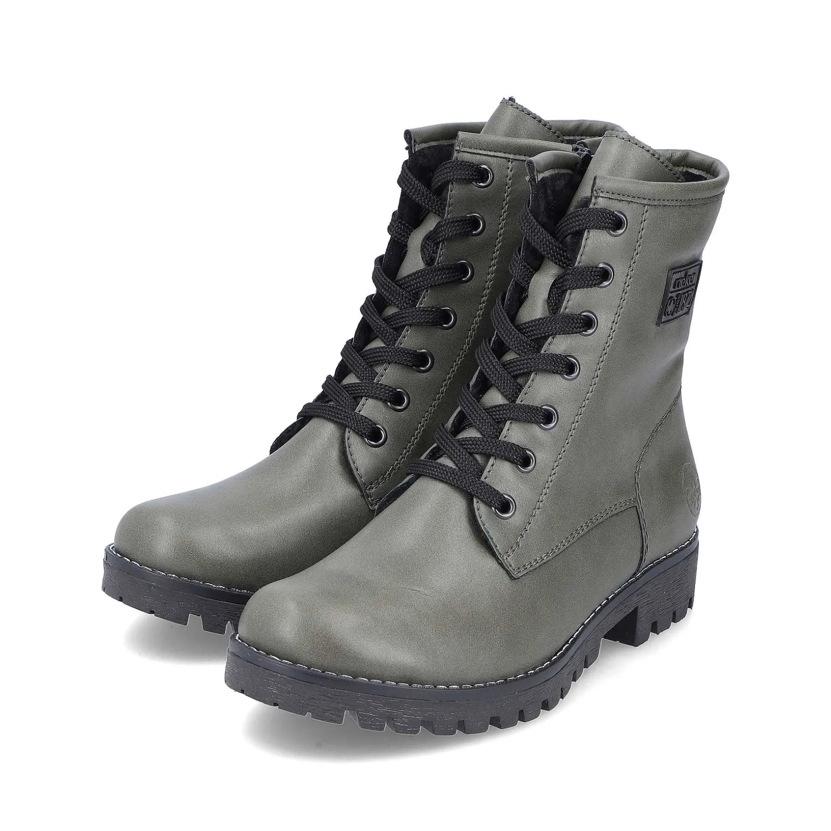 Rieker Ankle Boots & Boots-Women'S Biker Boots Gray Green