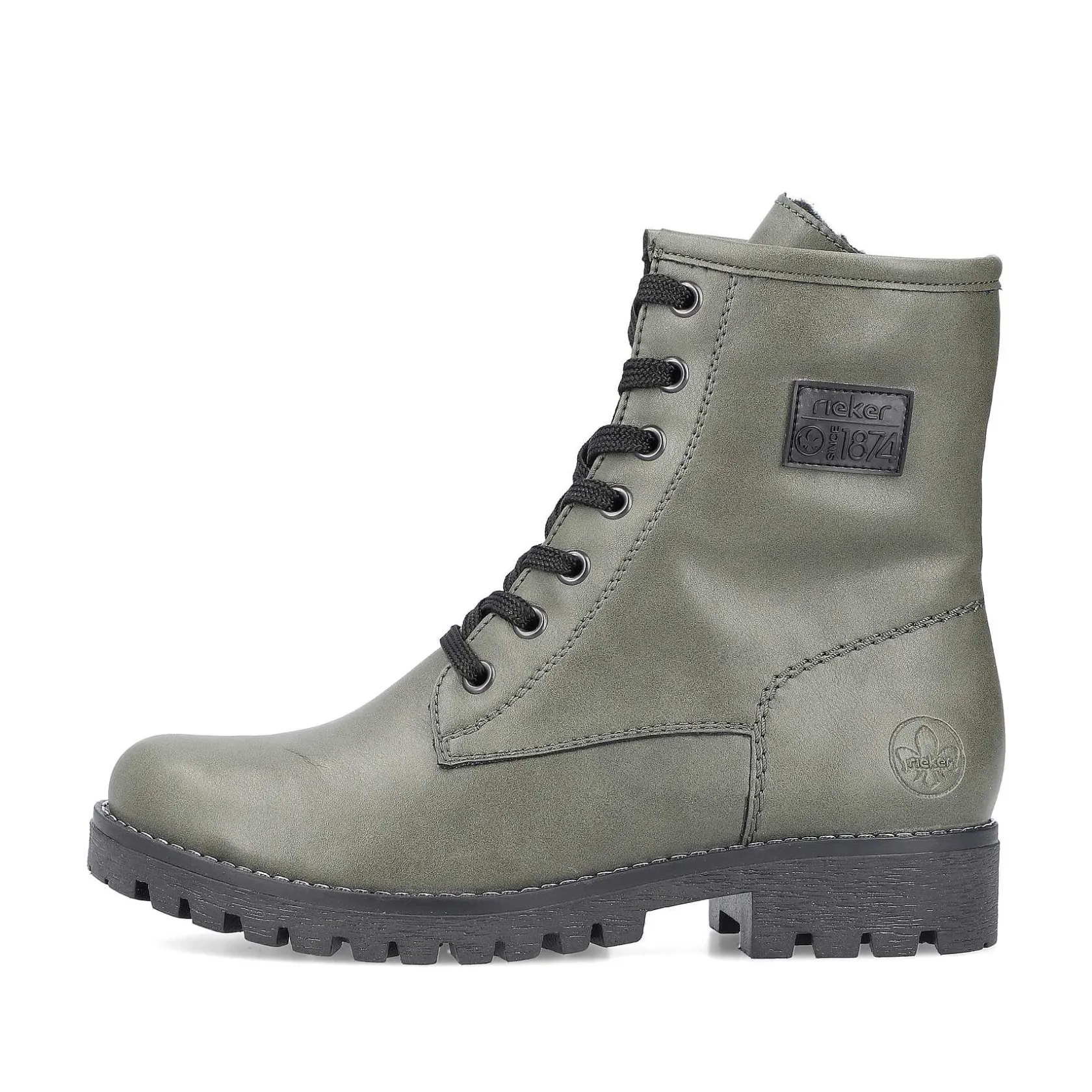 Rieker Ankle Boots & Boots-Women'S Biker Boots Gray Green