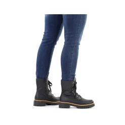 Rieker Ankle Boots & Boots-Women'S Biker Boots Graphite Black