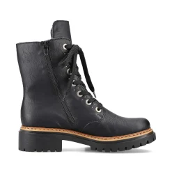 Rieker Ankle Boots & Boots-Women'S Biker Boots Graphite Black