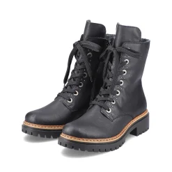 Rieker Ankle Boots & Boots-Women'S Biker Boots Graphite Black