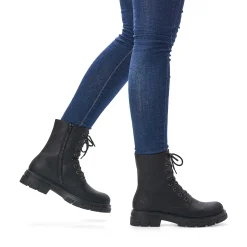 Rieker Ankle Boots & Boots-Women'S Biker Boots Graphite Black