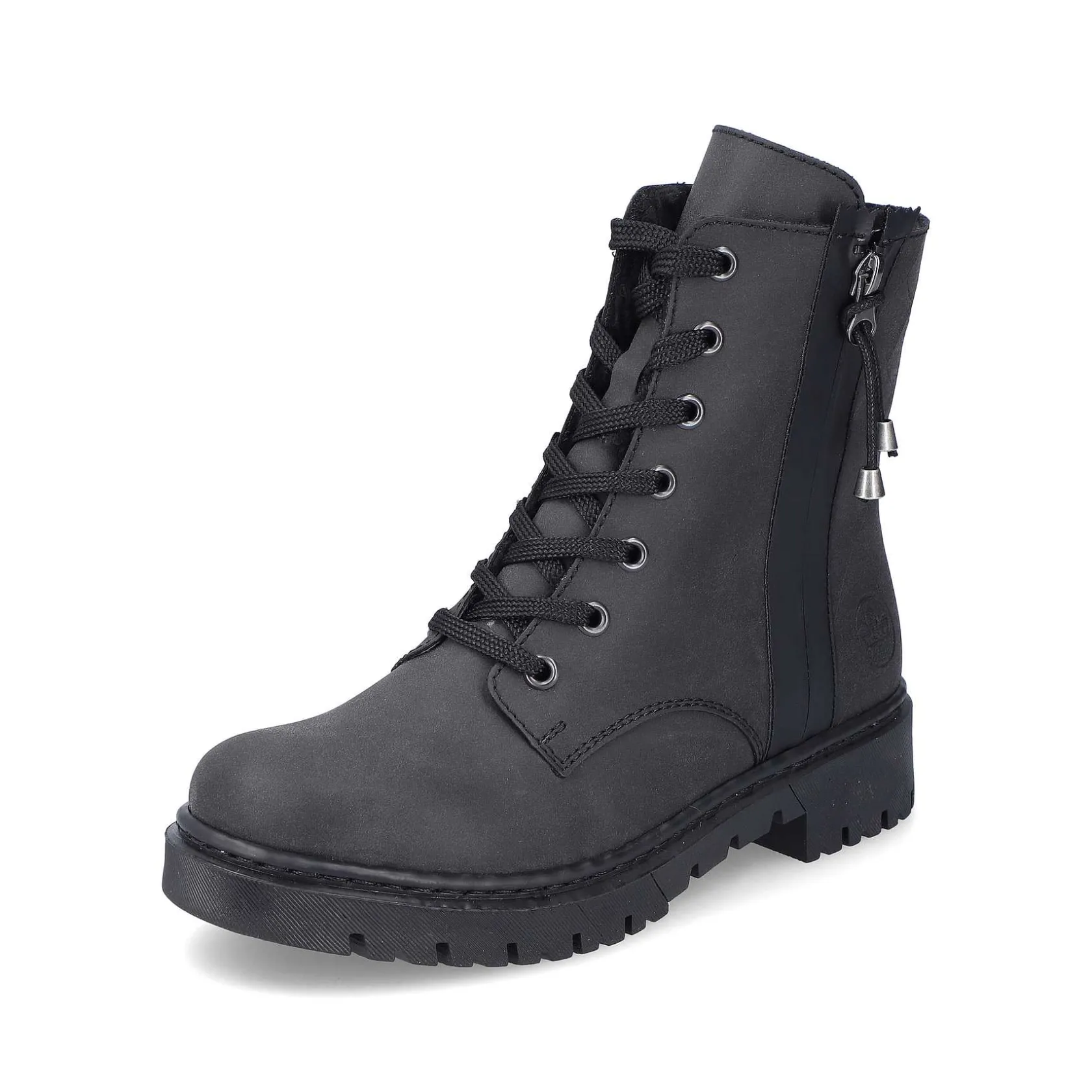 Rieker Ankle Boots & Boots-Women'S Biker Boots Jet Black