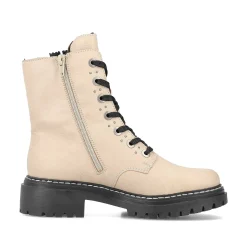 Rieker Ankle Boots & Boots-Women'S Biker Boots Vanilla Beige