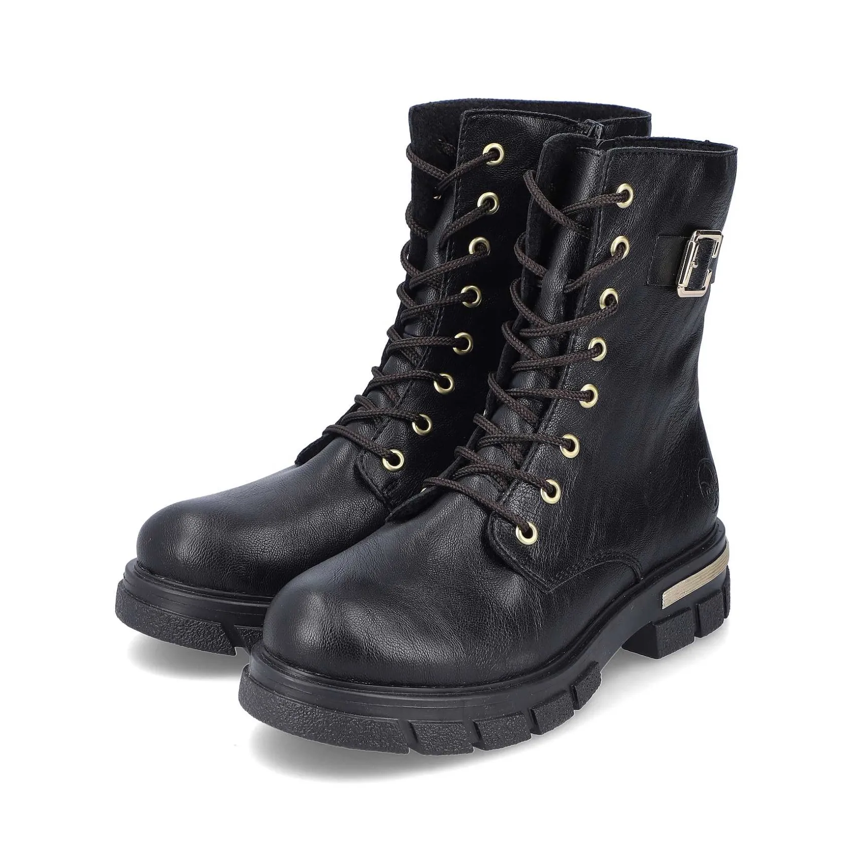Rieker Ankle Boots & Boots-Women'S Biker Boots Night Black