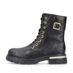 Rieker Ankle Boots & Boots-Women'S Biker Boots Night Black