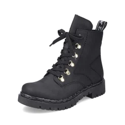 Rieker Ankle Boots & Boots-Women'S Biker Boots Jet Black