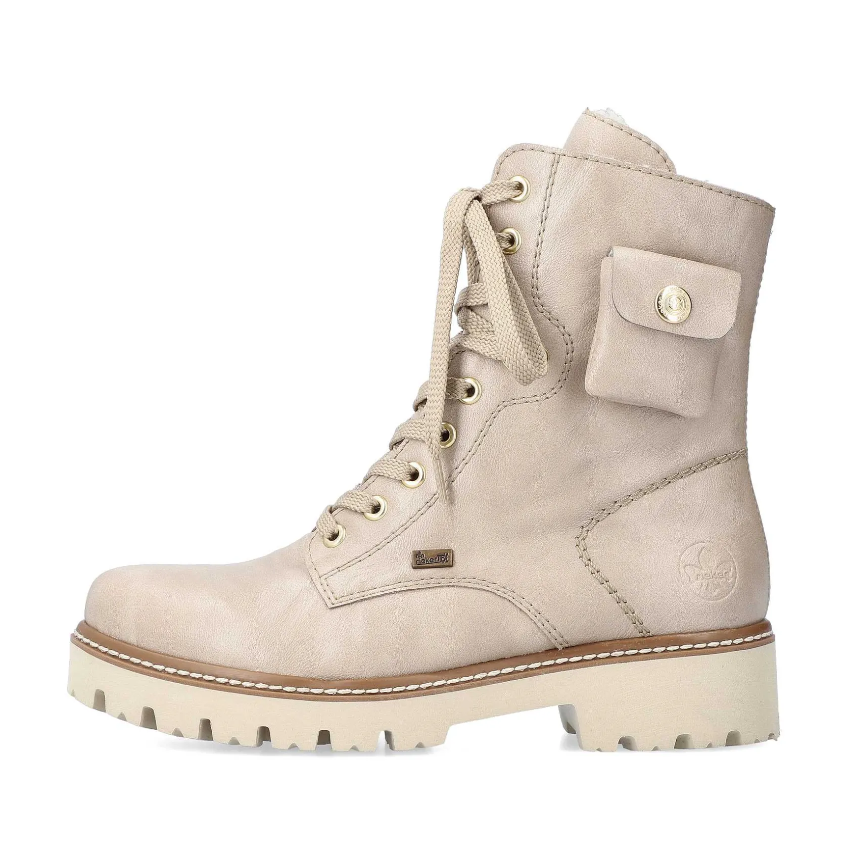 Rieker Ankle Boots & Boots-Women'S Biker Boots Light Beige