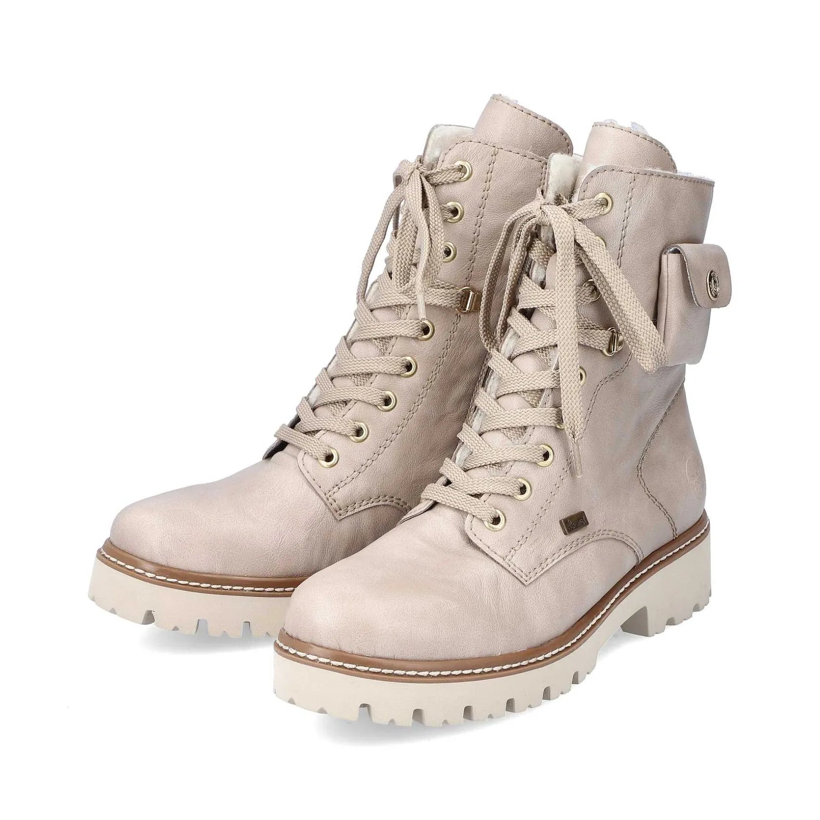 Rieker Ankle Boots & Boots-Women'S Biker Boots Light Beige