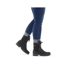 Rieker Ankle Boots & Boots-Women'S Biker Boots Jet Black