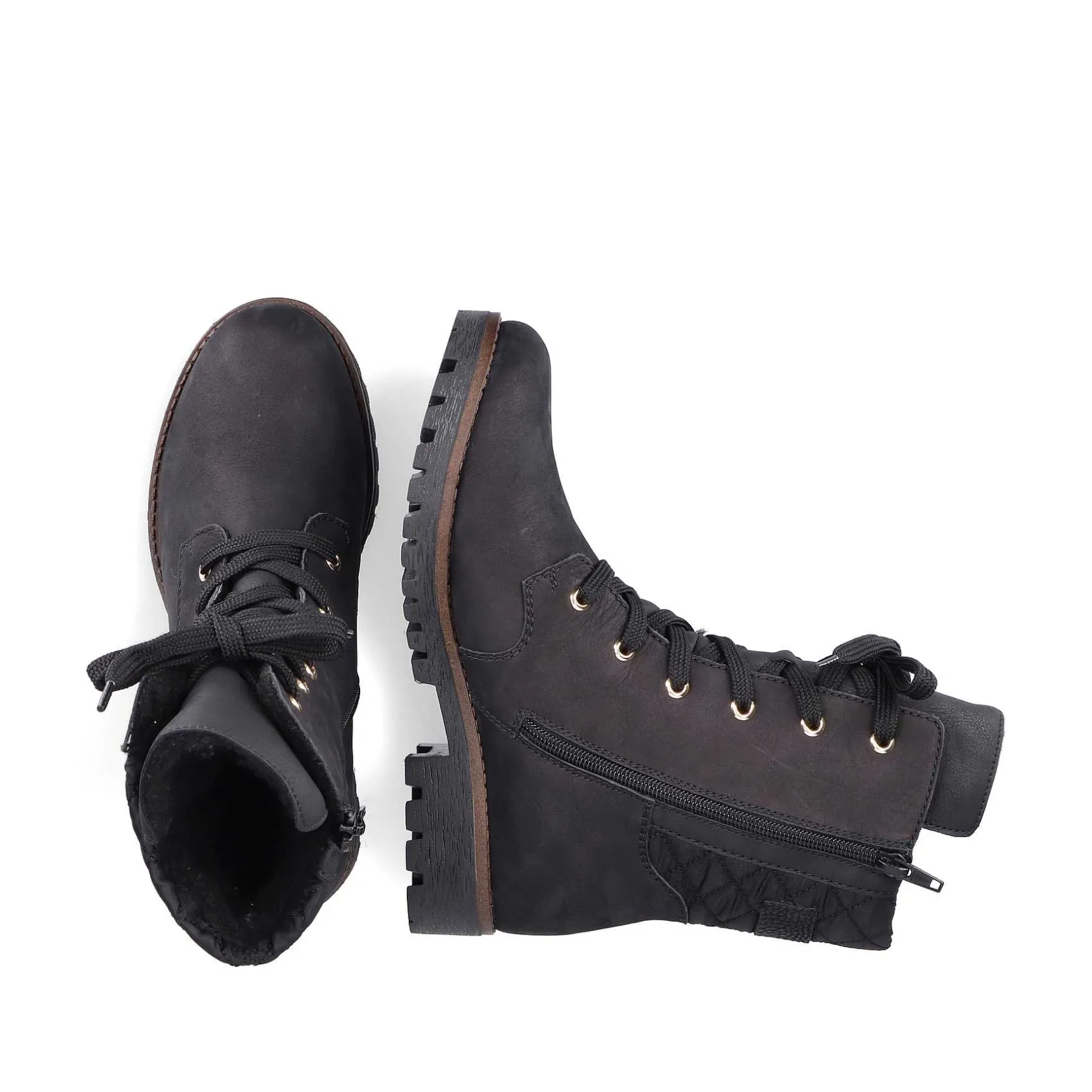 Rieker Ankle Boots & Boots-Women'S Biker Boots Jet Black