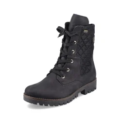 Rieker Ankle Boots & Boots-Women'S Biker Boots Jet Black