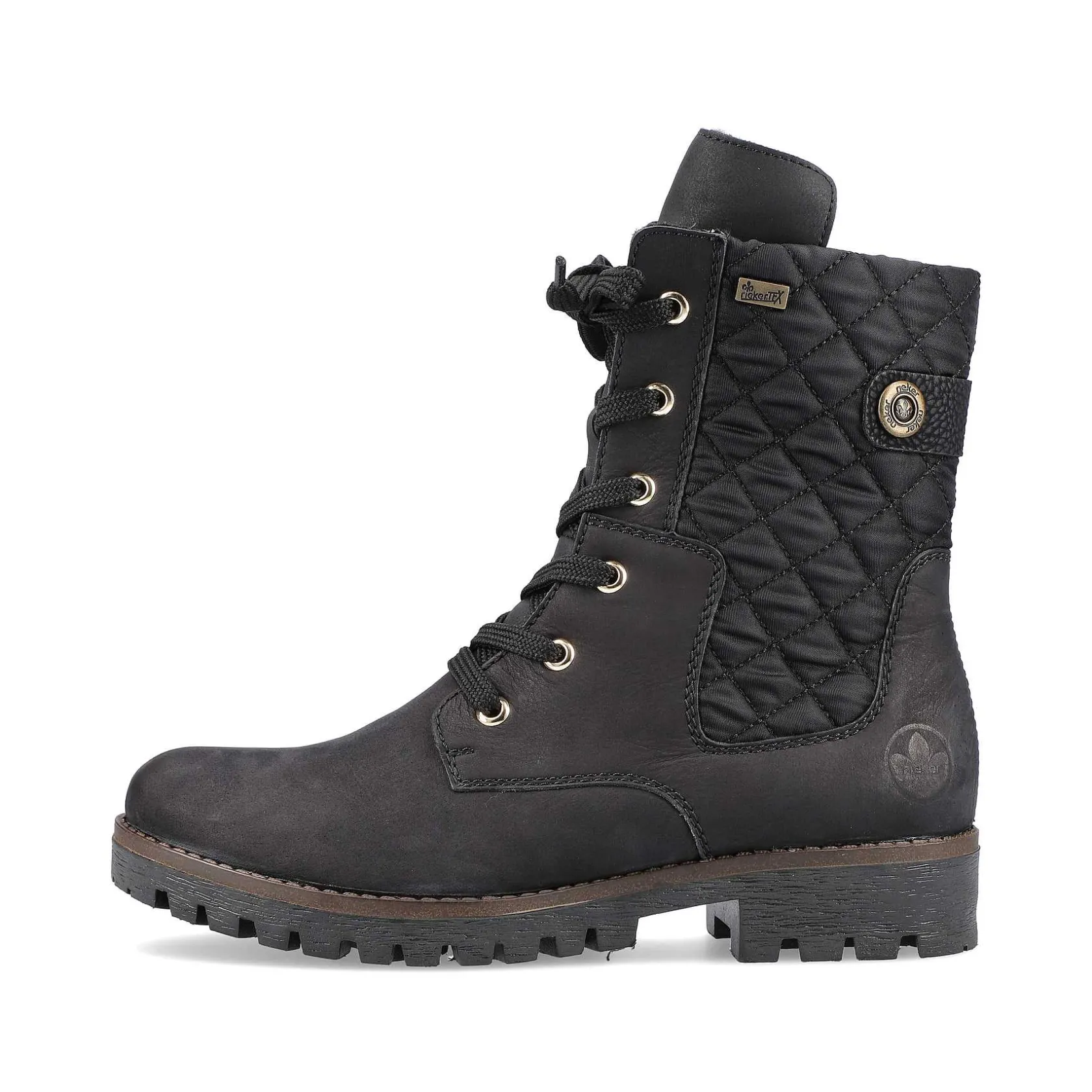 Rieker Ankle Boots & Boots-Women'S Biker Boots Jet Black