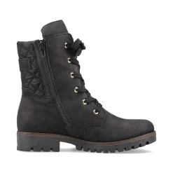 Rieker Ankle Boots & Boots-Women'S Biker Boots Jet Black