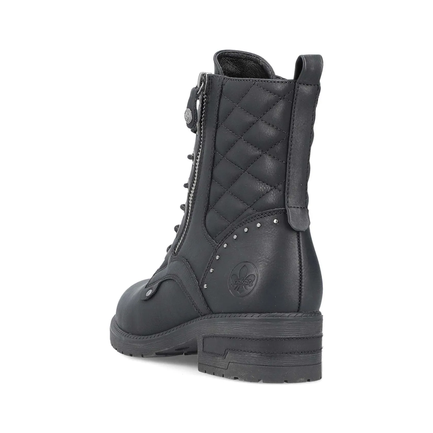Rieker Ankle Boots & Boots-Women'S Biker Boots Night Black