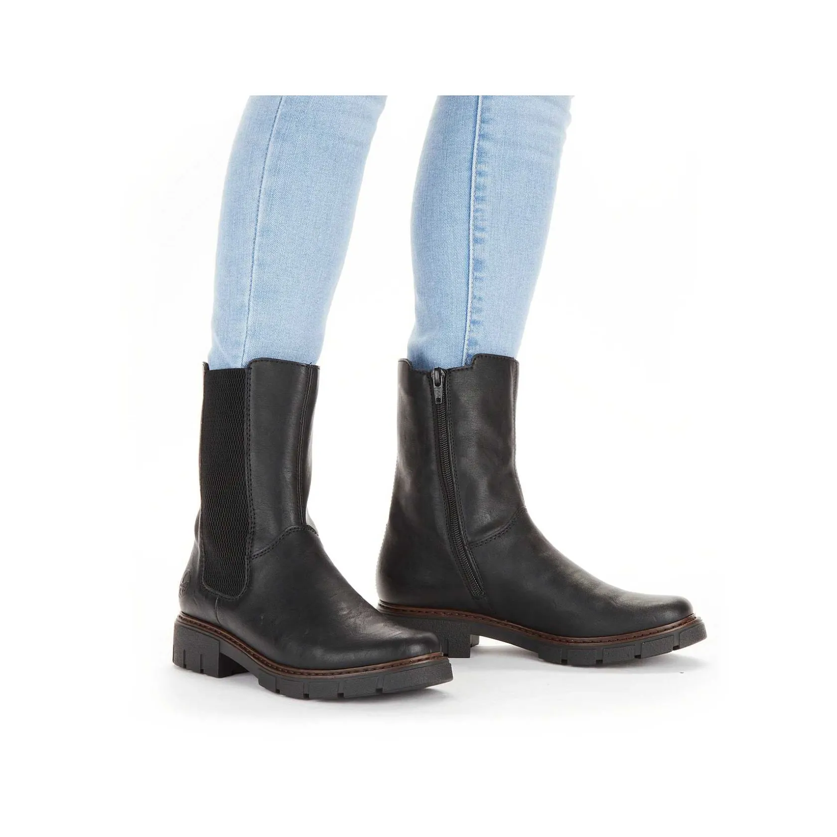 Rieker Ankle Boots & Boots-Women'S Chelsea Boots Jet Black