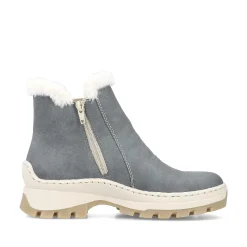 Rieker Ankle Boots & Boots-Women'S Chelsea Boots Grey-Blue-Beige