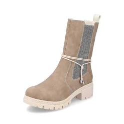 Rieker Ankle Boots & Boots-Women'S Chelsea Boots Beige Brown