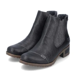 Rieker Ankle Boots & Boots-Women'S Chelsea Boots Asphalt Black