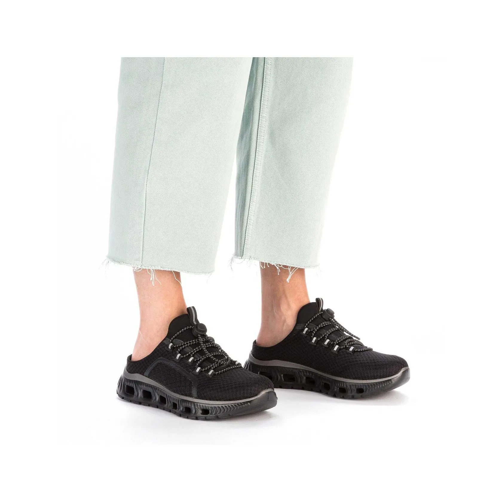 Rieker Low Shoes & Slippers-Women'S Clogs Asphalt Black