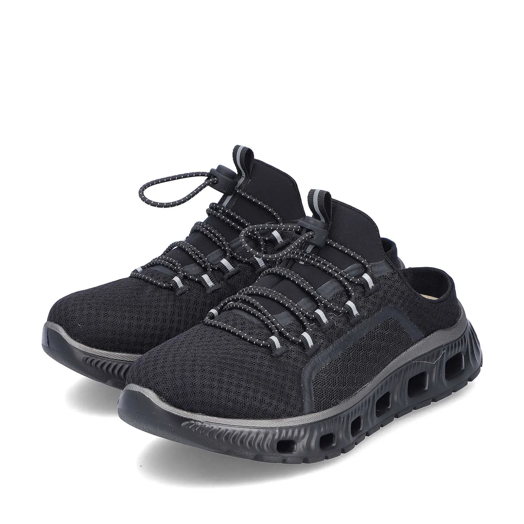Rieker Low Shoes & Slippers-Women'S Clogs Asphalt Black