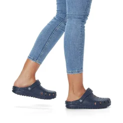 Rieker Low Shoes & Slippers-Women'S Clogs Navy Blue
