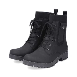 Rieker Ankle Boots & Boots-Women'S Corded Boots Deep Black
