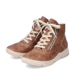 Rieker Ankle Boots & Boots-Women'S Corded Boots Chestnut Brown