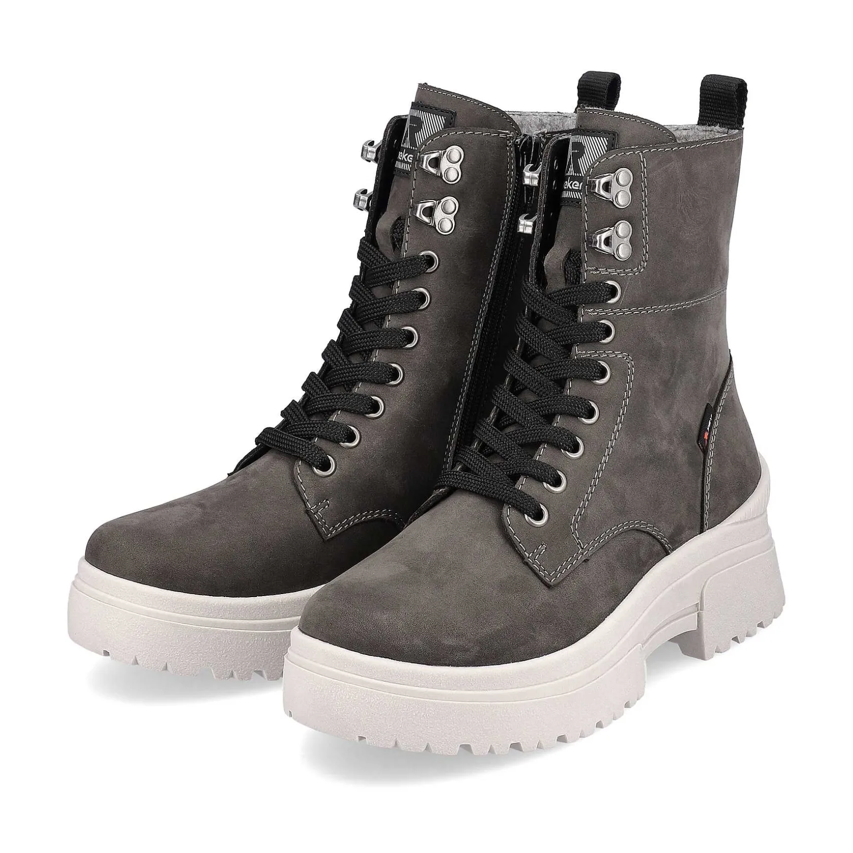Rieker Ankle Boots & Boots-Women'S Corded Boots Graphite