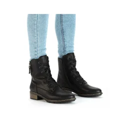 Rieker Ankle Boots & Boots-Women'S Corded Boots Night Black